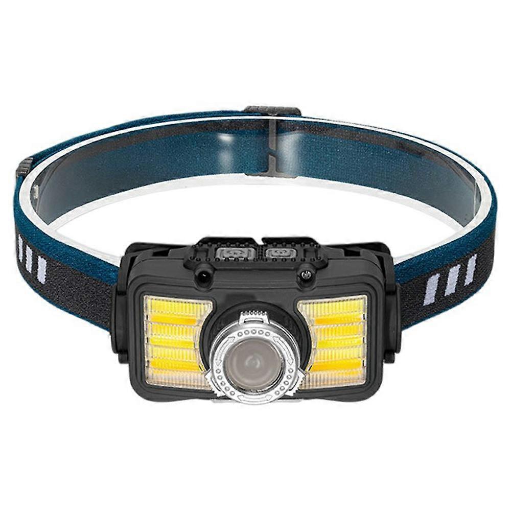 W6100A LED Mini Headlamp Motion Sensor COB Outdoor Adventure Fishing Headlight High Brightness