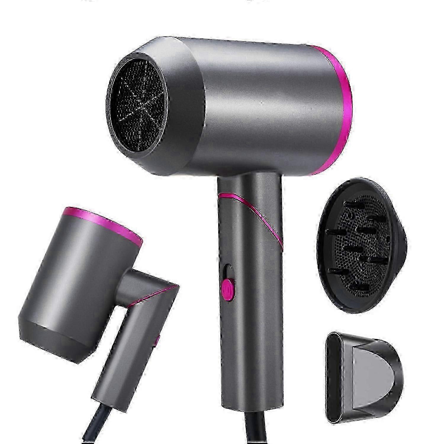 Powerful Ionic Hair Dryer with Foldable Design and Constant Temperature
