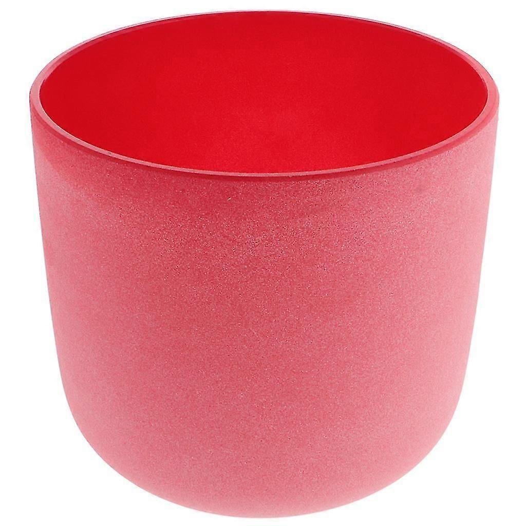 Kristall Klangschale C Note E Note für Frosted Quartz 7 Zoll C Note Rot