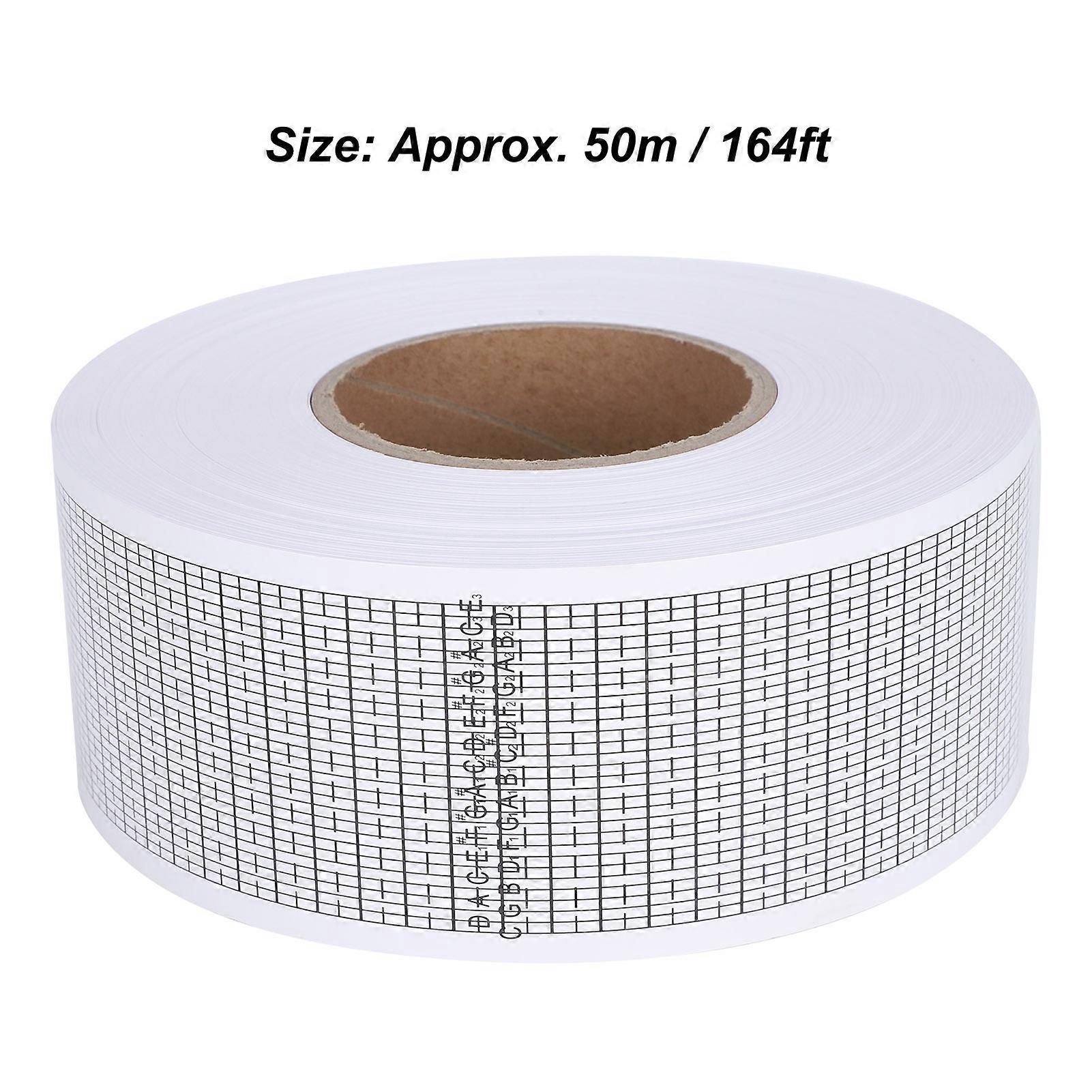 Blank Music Box Paper Strip, 50m, DIY (30 Notes)