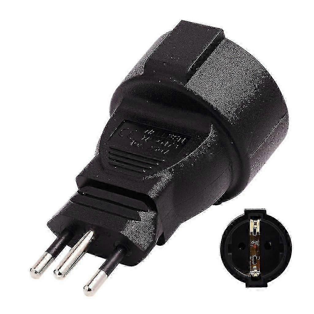 AB Standardı 16a 250v İsviçre 3pin Yuvarlak Erkek Dişi Güç Kaynağı Adaptörü