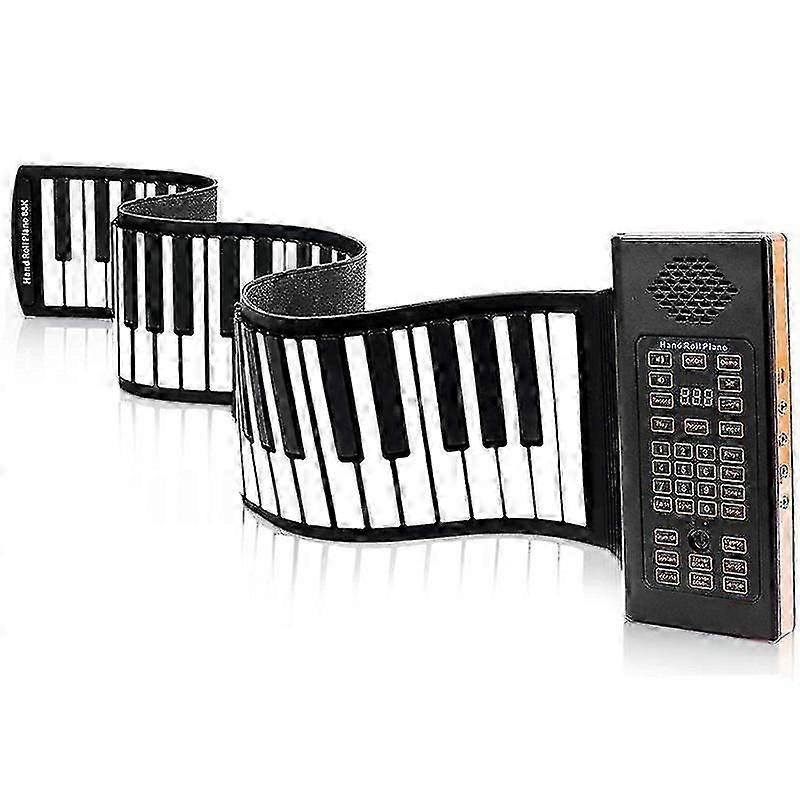 2025 Portable Keyboard Piano Roll Up 88 Keys Electronic Keyboard Flexible Silicone With Rechargeable Bat Yalo