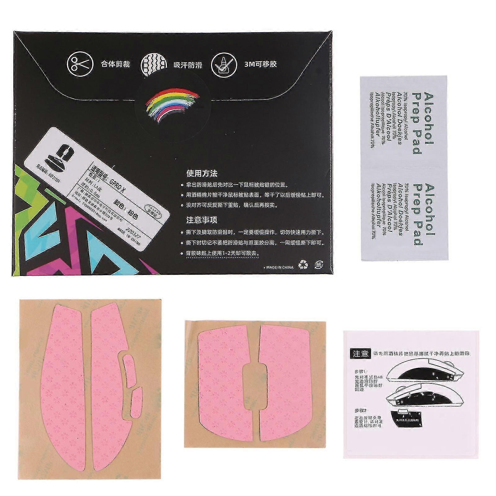 Gpro X Superlight Mouse Side Stickers - Refined Elastics For Improved Grip