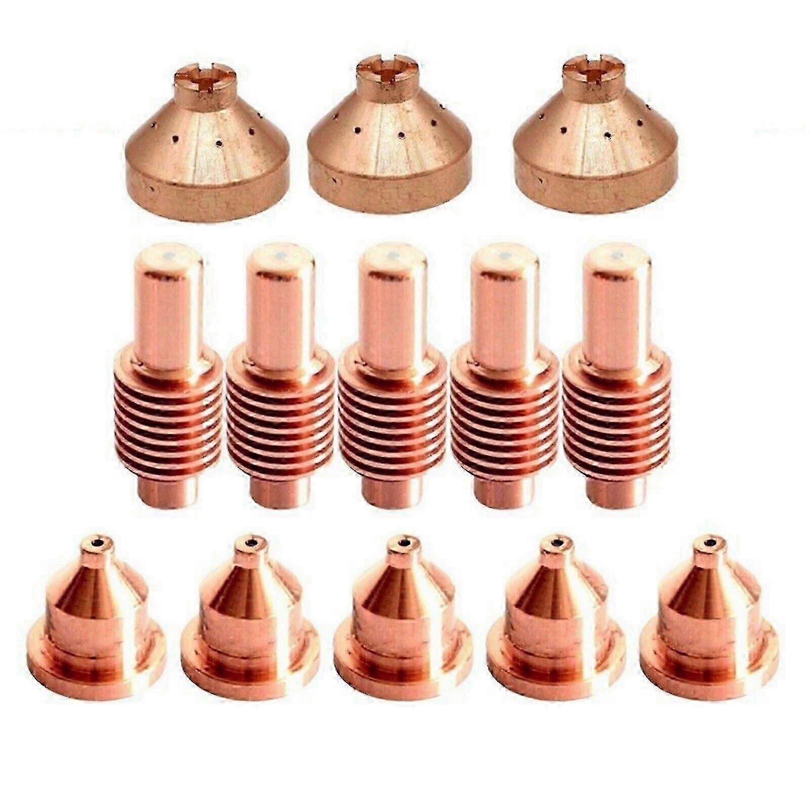 Plasma 600 Cutting Torch Electrode & Nozzle Set 12pcs, Compatible with PMX 600 Cutter Torch