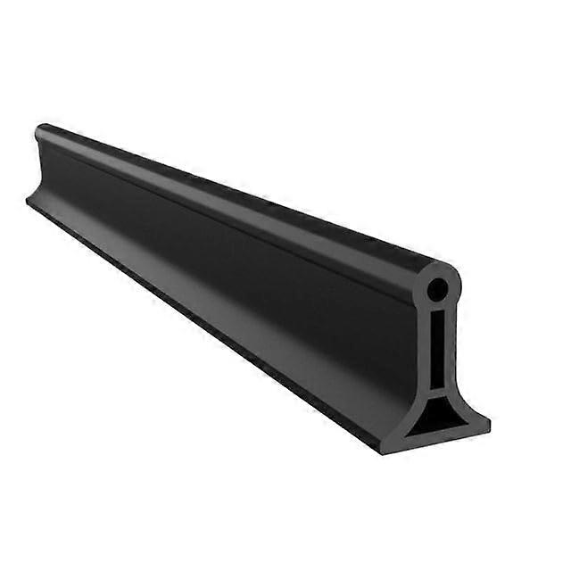 Shower Splash Guard 30cm Silicone Water Stopper Flexible Seal Barrier Black for Wet Rooms