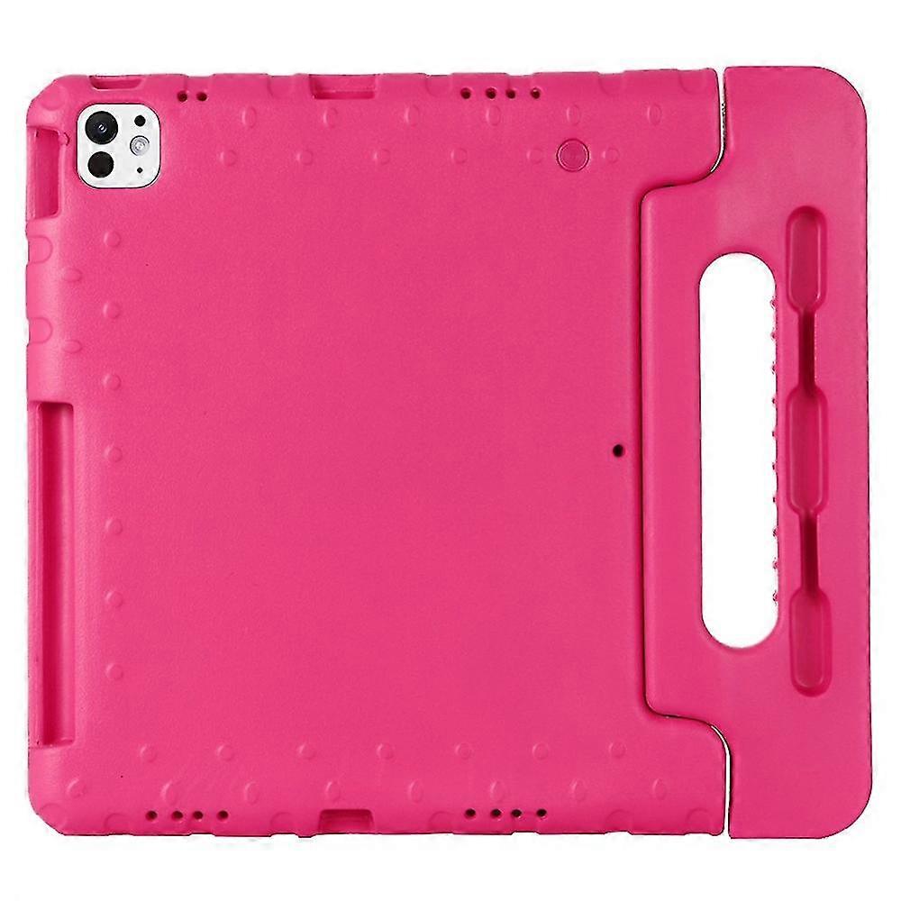 Protective EVA Cover with Hand Grip and Kickstand for Tablets Compatible with iPad Pro 11 (2024) - Rose