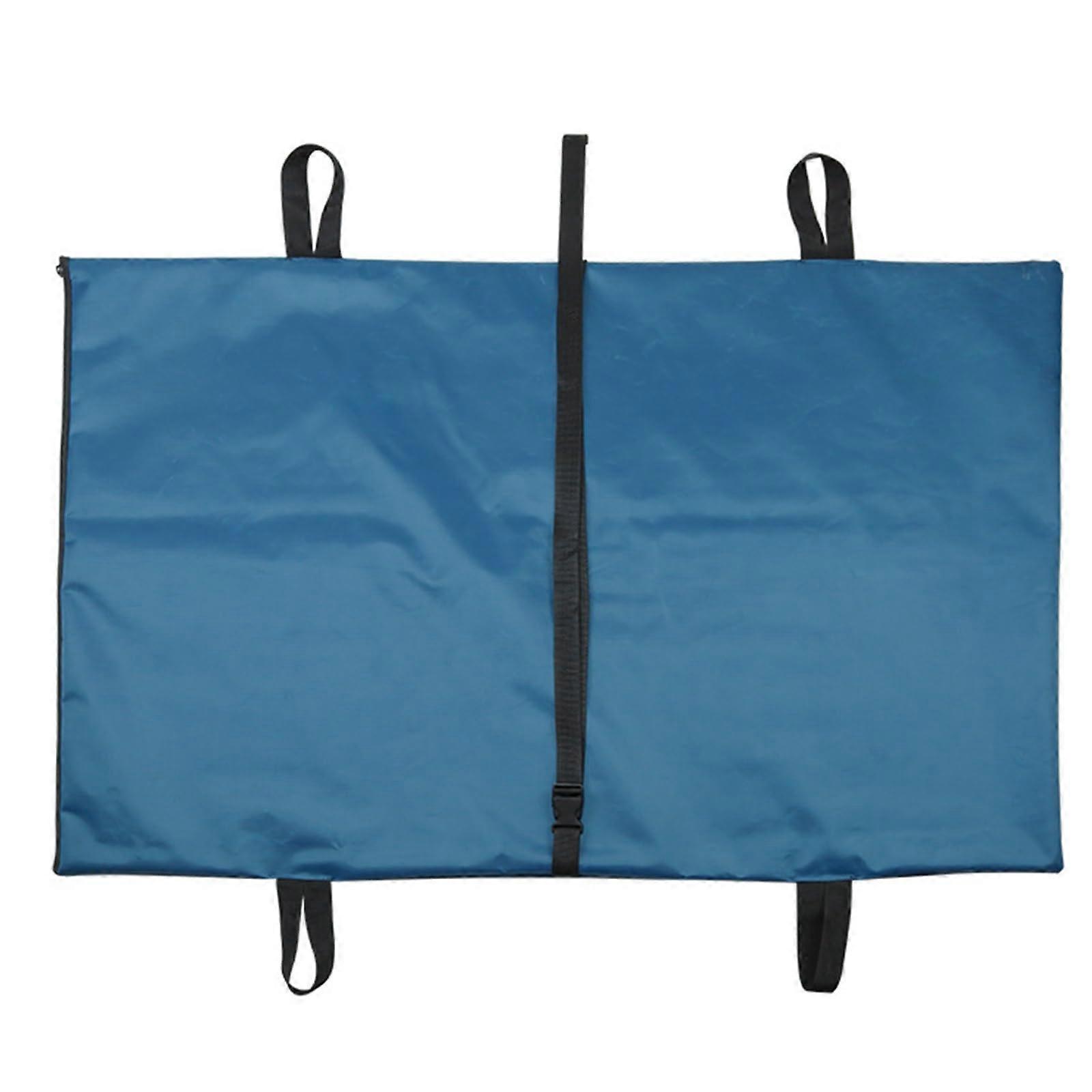 Practical Carrier Transport Pets Foldable Oxford Fabric Stretcher 100*67cm Lightweight Blue for Injured Pets Up to 330 Pounds