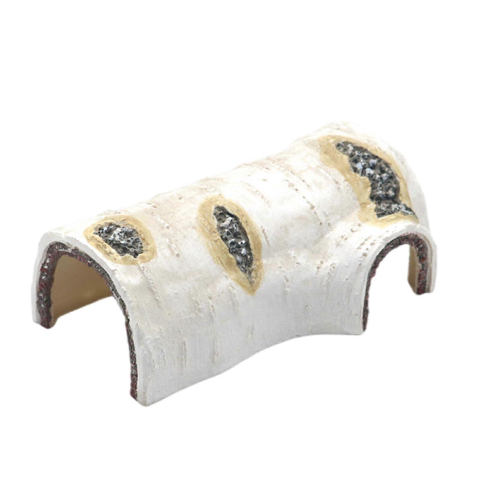 Turtle Hideout Cave Landscape Decoration for Reptiles, Aquarium Ornaments, Terrarium Shelter, Resin Material, Realistic Design