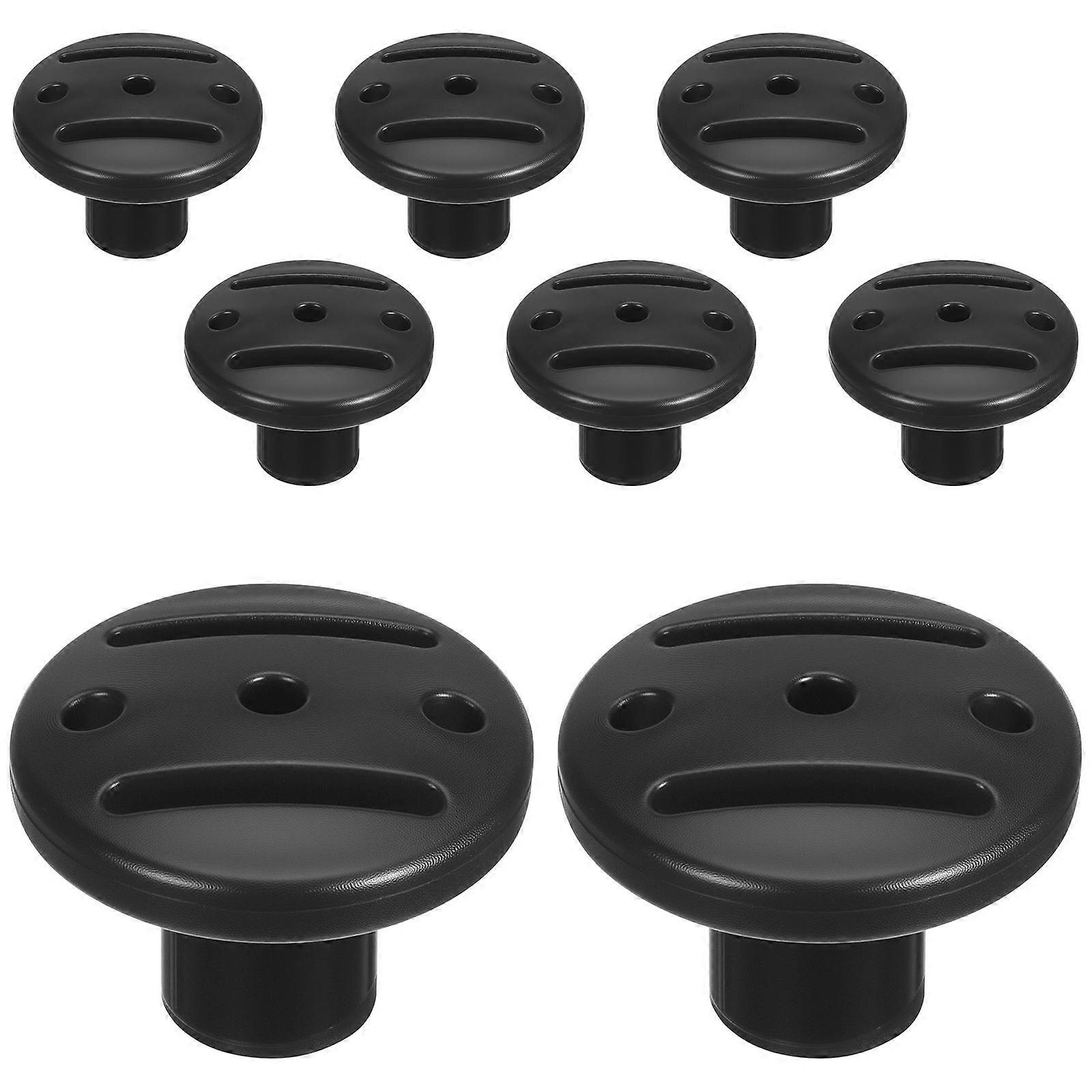 8 Pcs Tent Pole Caps with Antislip Design for Secure Outdoor Support – Protects Tents and Tarps for Camping, Hiking, and Picnics