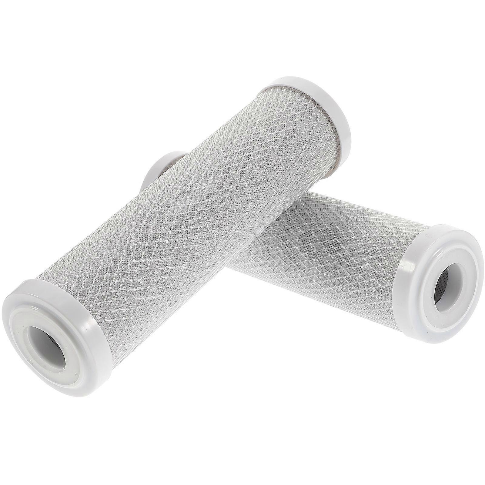 2pcs Water Filter Cartridge Activated Carbon Filtration Replacement for Drinking Water Purification