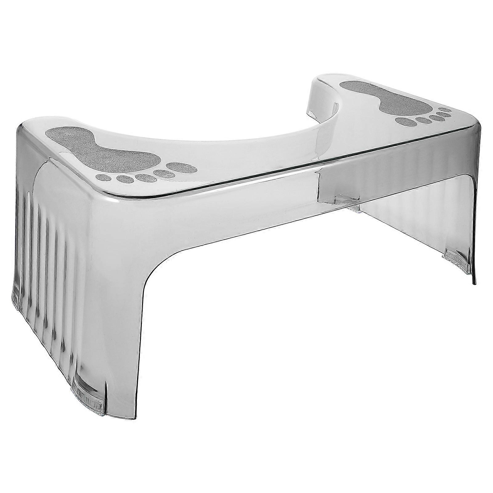Toilet Stool Skid Resistant Footstool for Potty Training Comfortable Height Durable Step Stool for Bathroom Use for Boys and Family