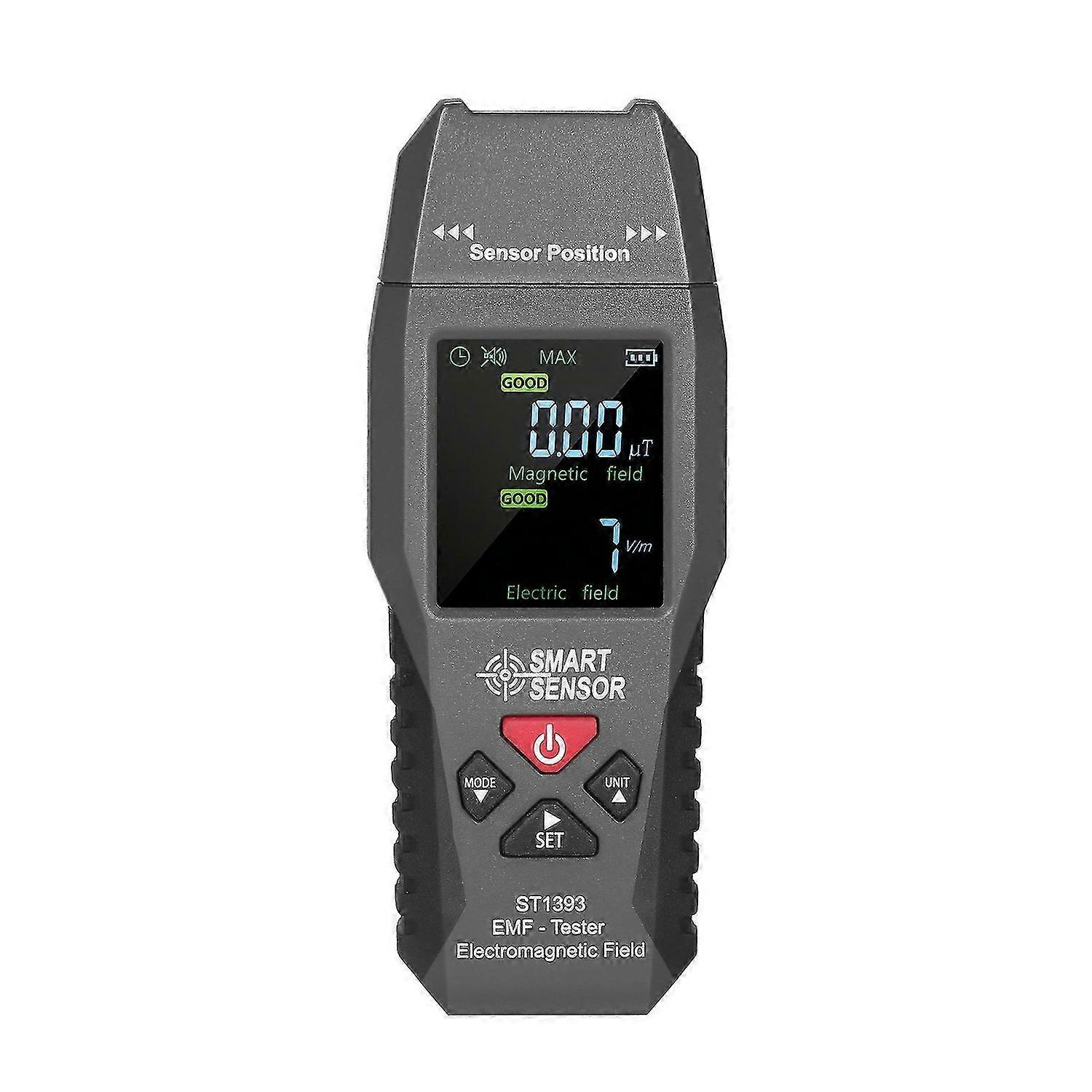 SMART SENSOR ST1393 EMF Meter Electromagnetic Field EMF Detector Handheld Mini Digital LCD Electromagnetic Field Radiation Tester