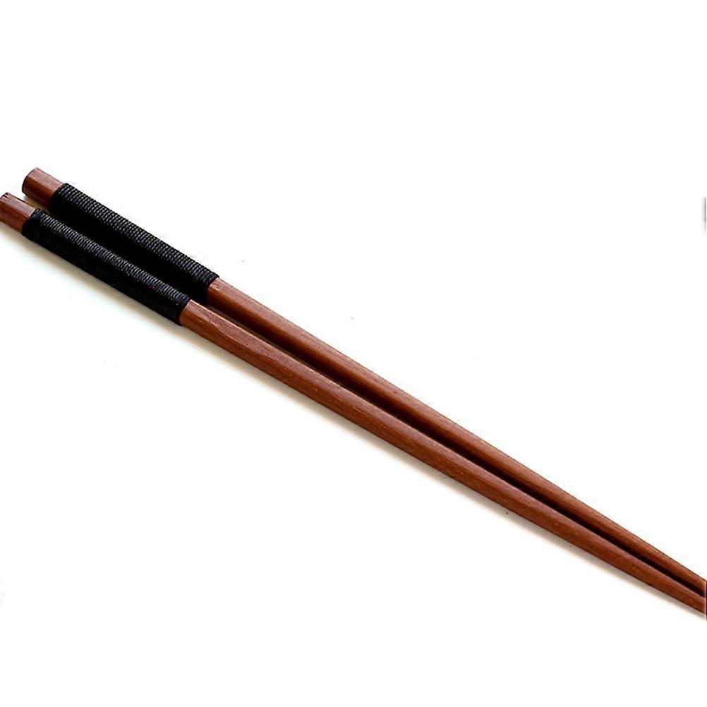 Anti Slip Environment Friendly Hardwood Chopsticks for Chinese Food and Kitchen Dinner 5 Pairs Box