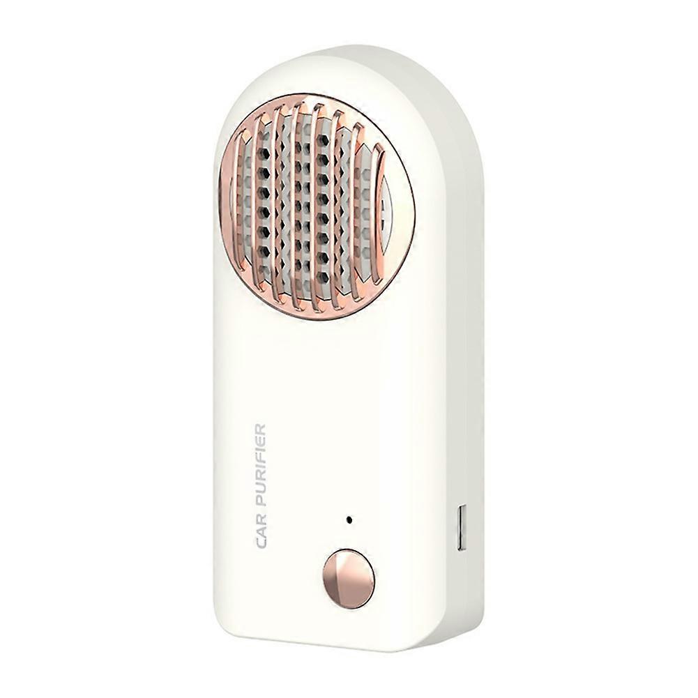 Car Odor Eliminator Electronic Intelligent Home Refrigerator Odor Eliminator Ozone Purifier Smart USB Deodorizer White