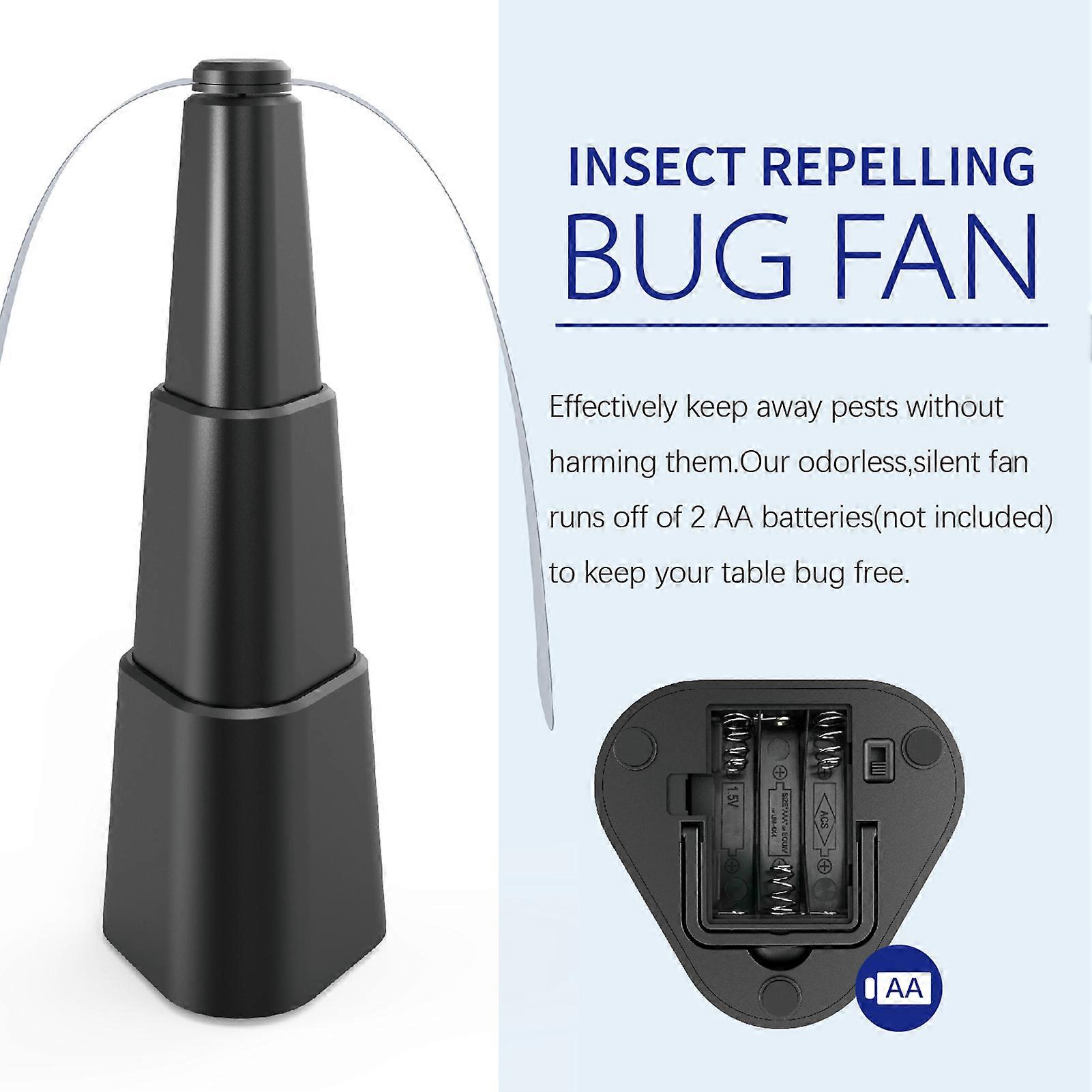 Retractable Fans for Tables Portable Chemical-Free Bug Repellent Multifunctional Fan Blade Fly Repeller