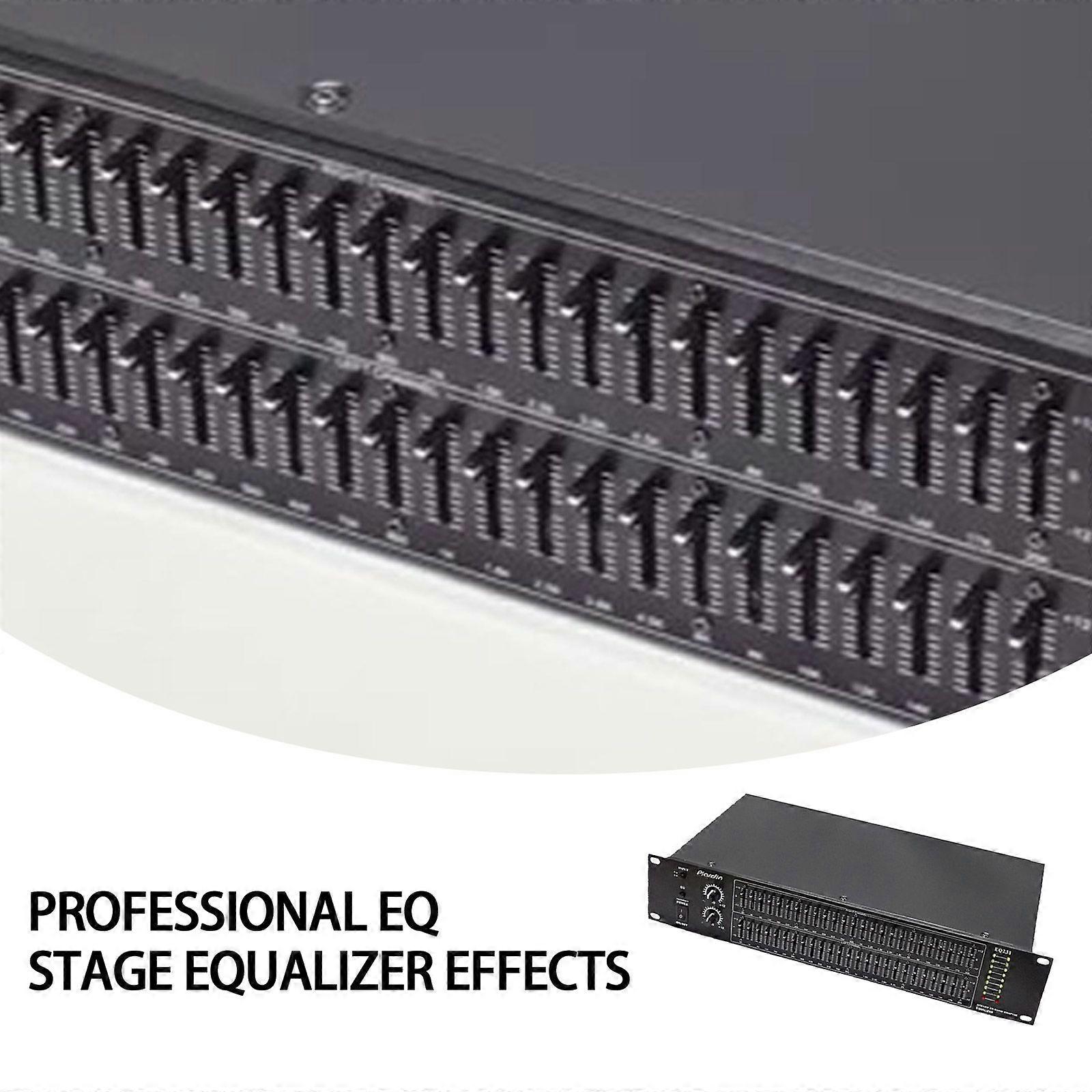 EQ231 Equalizzatore grafico stereo a doppio 25 bande Equalizzatore Bluetooth HiFi per la casa