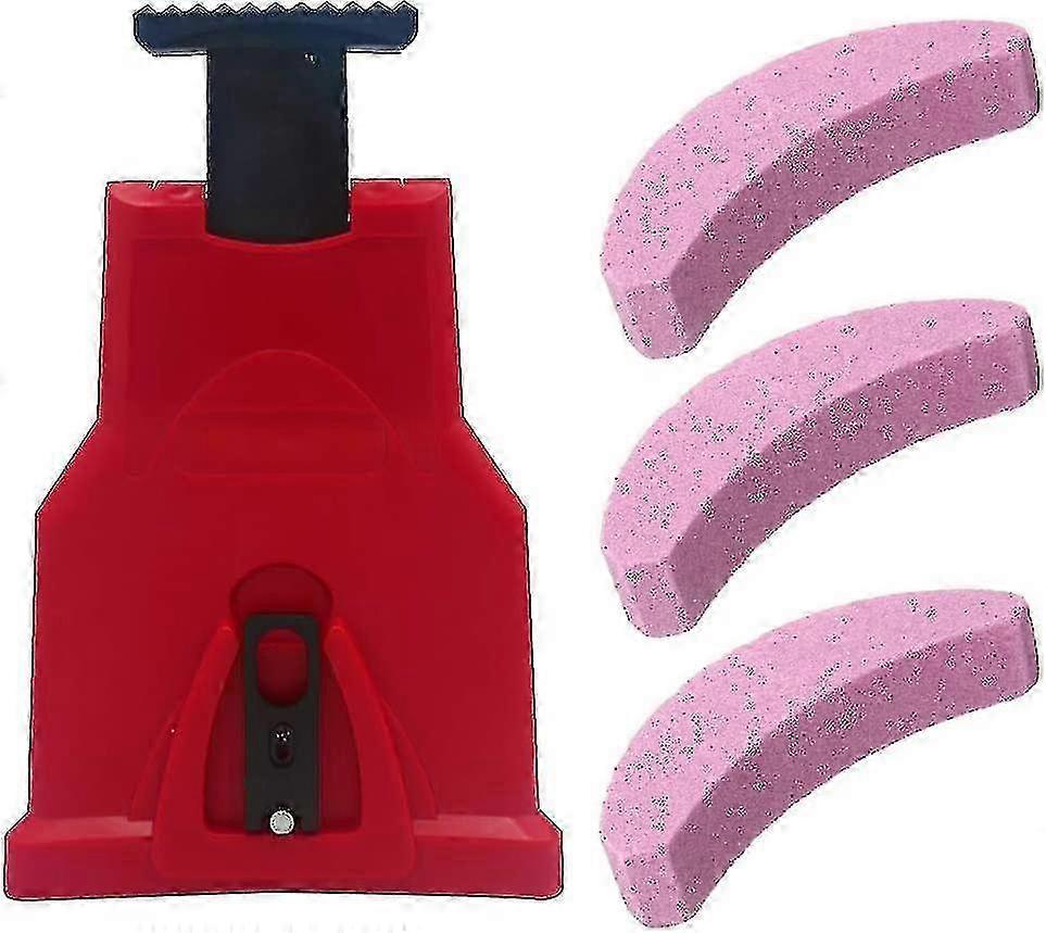 Chainsaw Sharpener with 3 Sharpening Stones for Woodworking