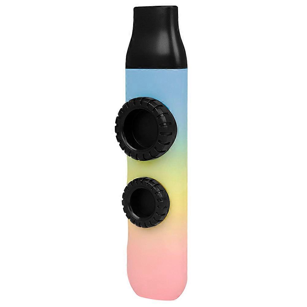 Kazoo Tone Adjustable Portable Musical Instruments Multi-Color Gradient 12x2.8x1.4cm Suitable For All Ages 1Set