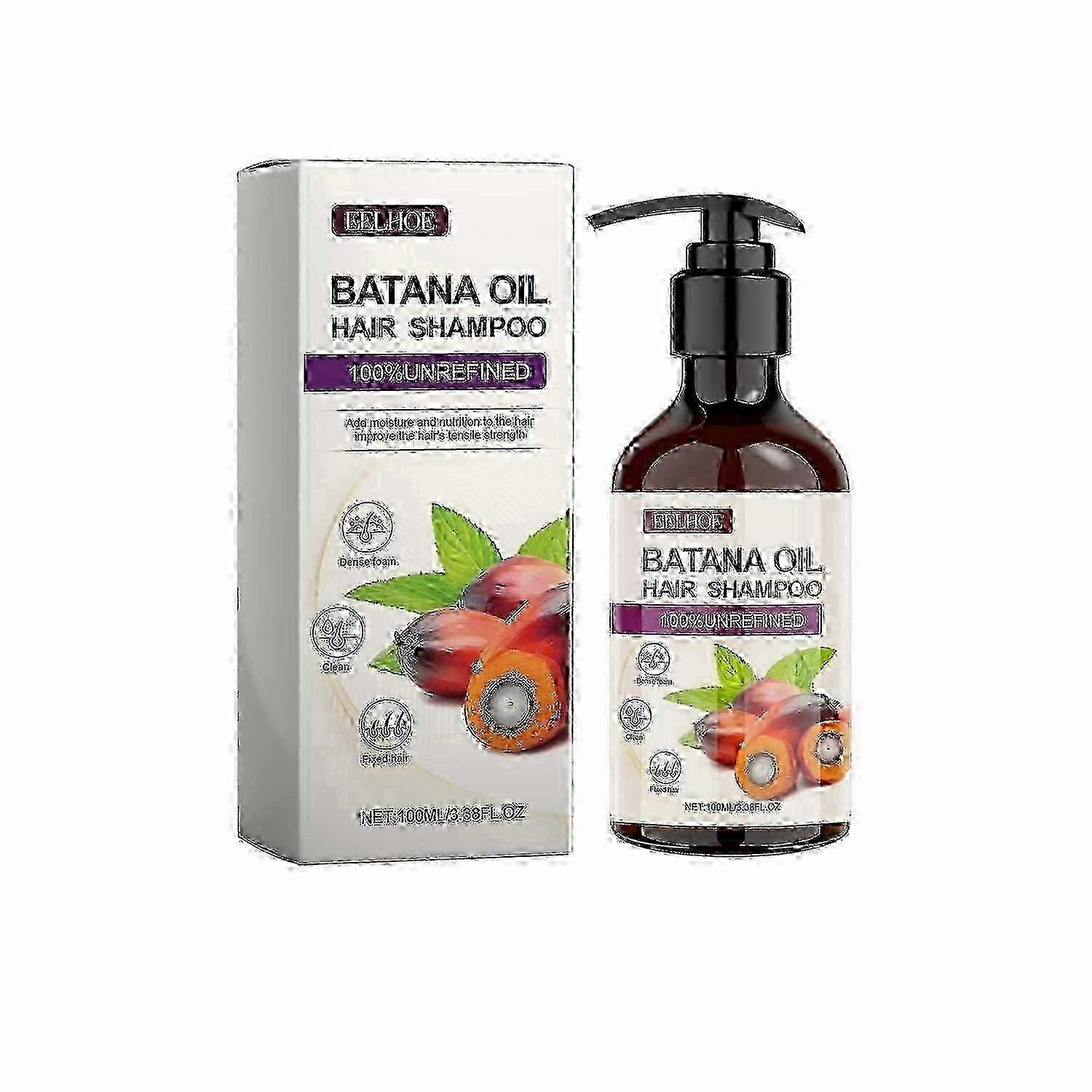 EELHOE Batana Volumizing Shampoo Pure, Smooth, Clean, No Frizz, Oil Control And Increased Volume