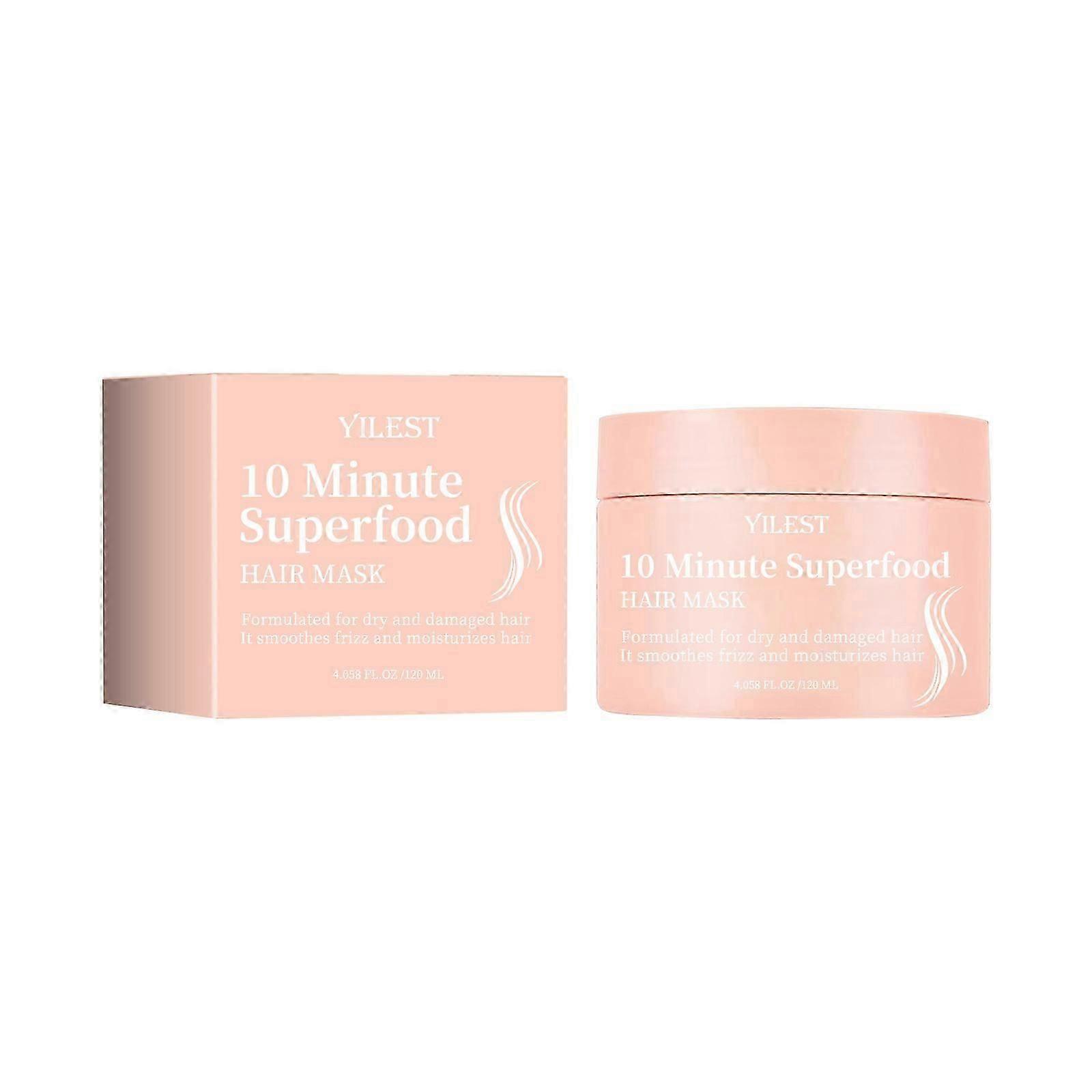 10分間のヘアマスク、10分間のスーパーフードヘアマスク、10分間のスーパーフードビタミン注入ヘアマスク