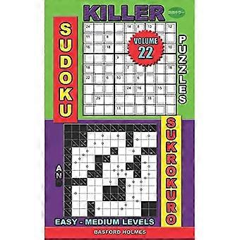 Killer Sudoku Pussel och Sukrokuro : Lätt-Medium Nivåer