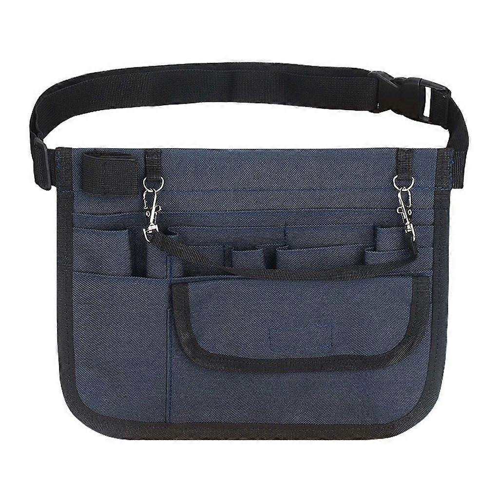 Tool Belt Pouch Work Apron Multiple Pockets Double Side Adjustable Belt