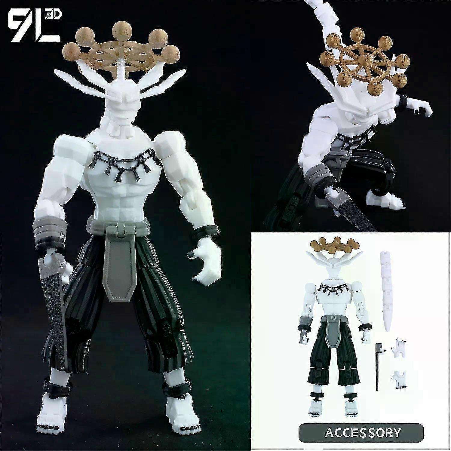 9l3Dプリントアニメ柔術ユウタ五条悟ラッキーダミー13可動変身アクションフィギュアマネキンおもちゃ