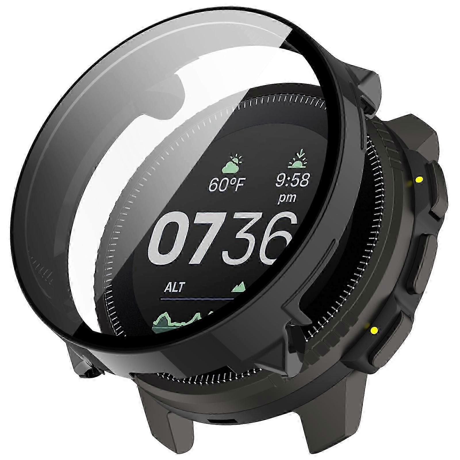 Durable PC Case Cover for Suunto Vertical Watch with Tempered Glass Screen Protector