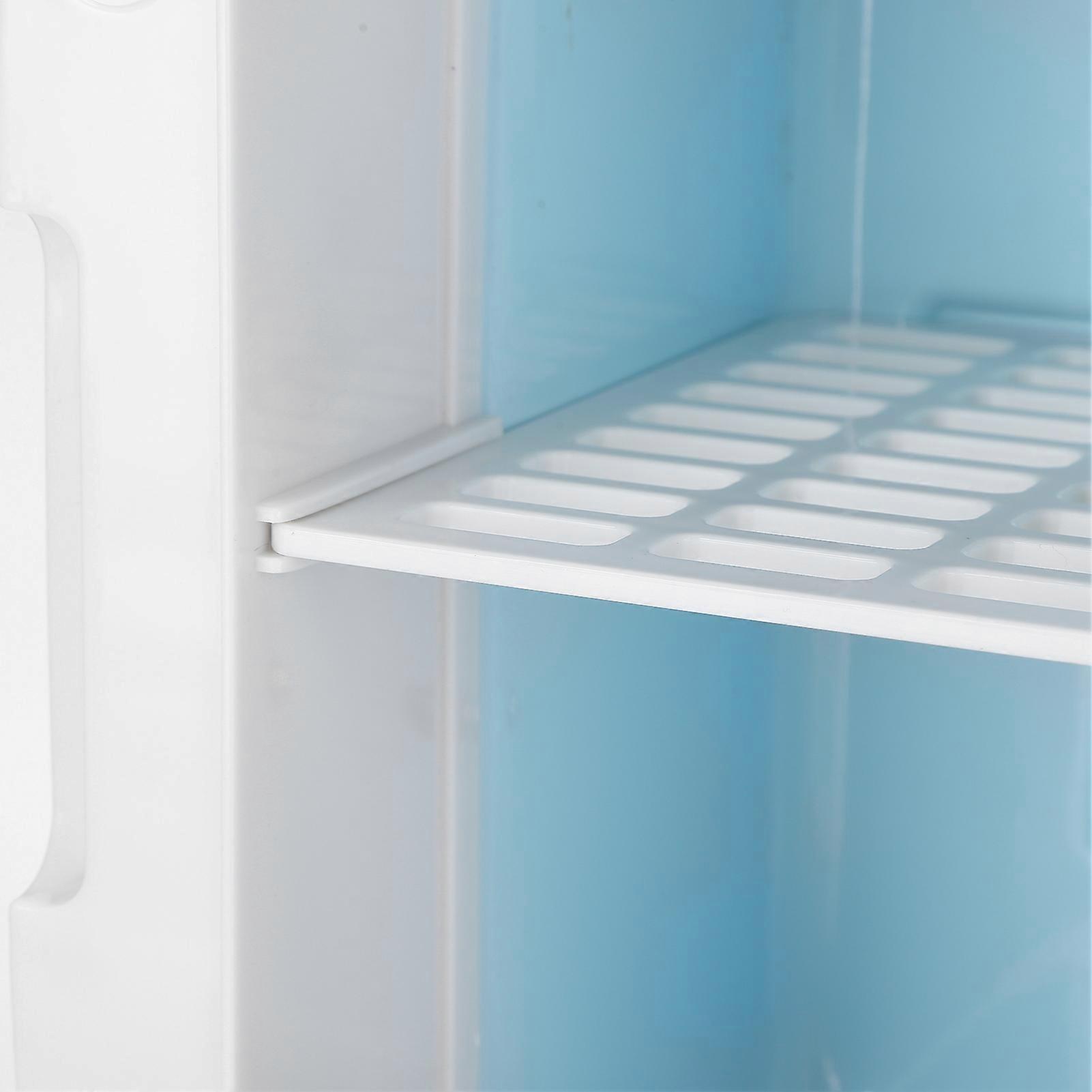 Mini Fridge Small Portable 6 Liters Refrigerator Cooler Warmer for Dormitory Noir Prise UK