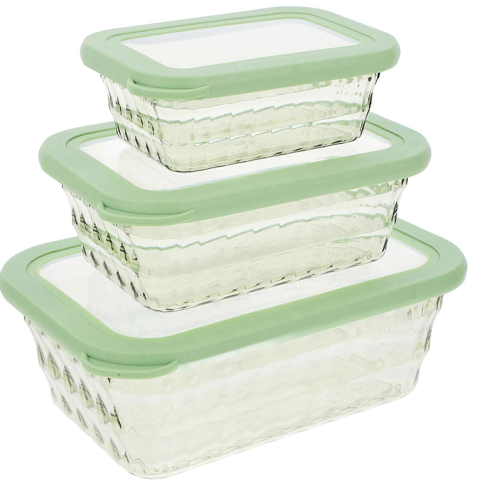 Salad Storage Box for Kitchen Use with Good Sealing Effect Lightweight Compact and Easy to Clean Light Green