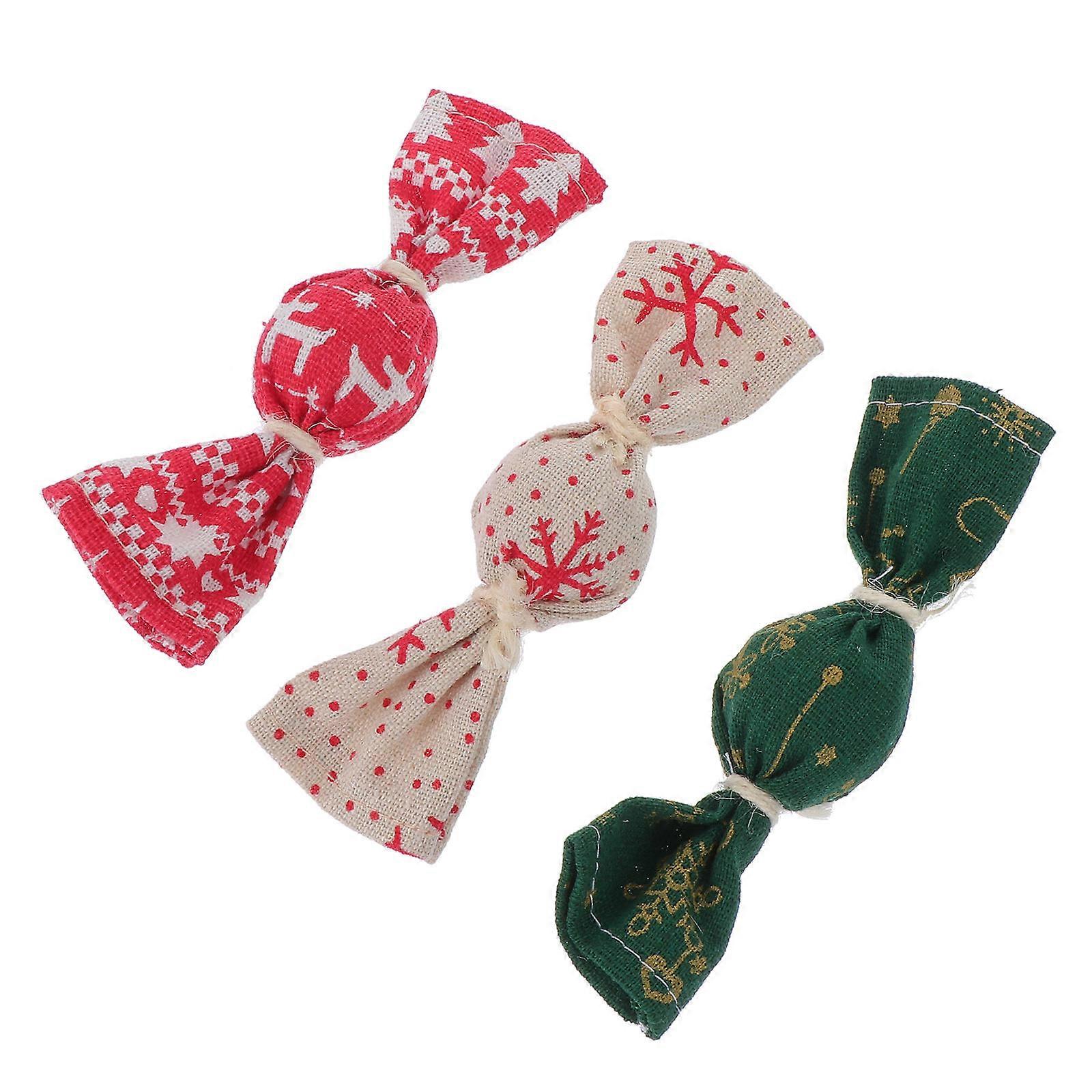 Pet Cat Toys Candy Shape Interactive Cat Toy Protect Furniture Stimulate Senses Mixed Style 5.1×1.2×1.2in 3Pcs