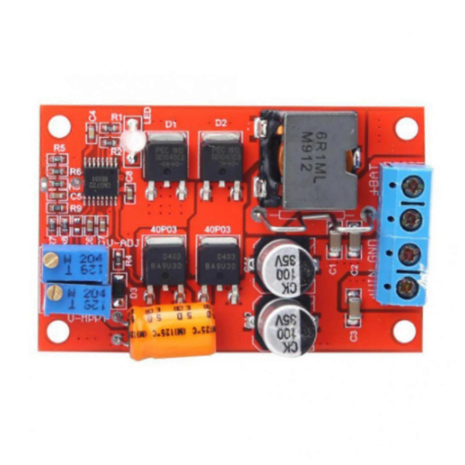 5A MPPT Solar Charger Adjustable DC5-26V Output OverloadS Protections Compatible for Solar Panel High-frequency Multicolor