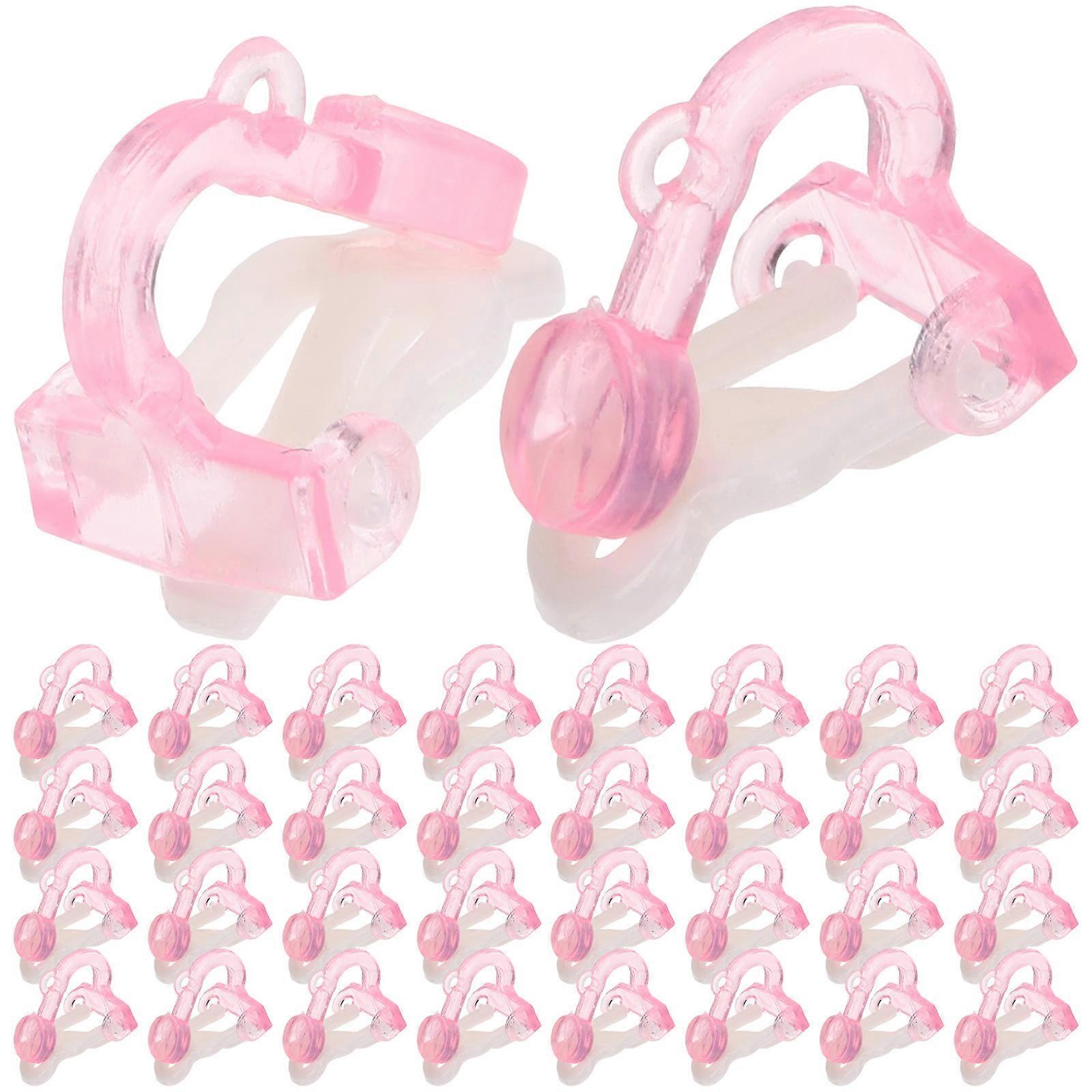 Clip On Earrings Girl Plastic Durable Workmanship Ear Cuffs Earring Making Daily Use 100Pcs