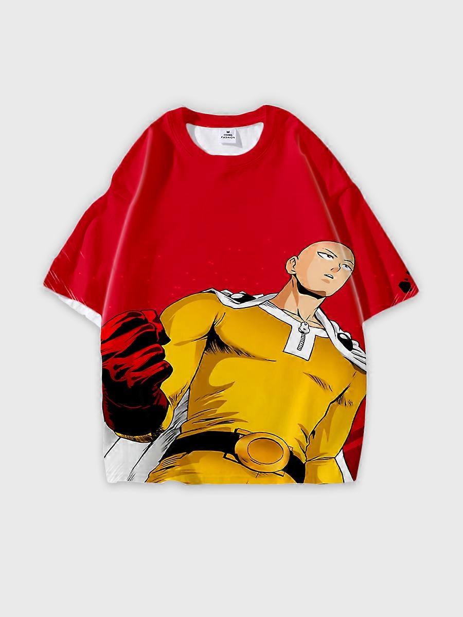 T-shirt round neck Cartoon Pattern loose short sleeve D2052