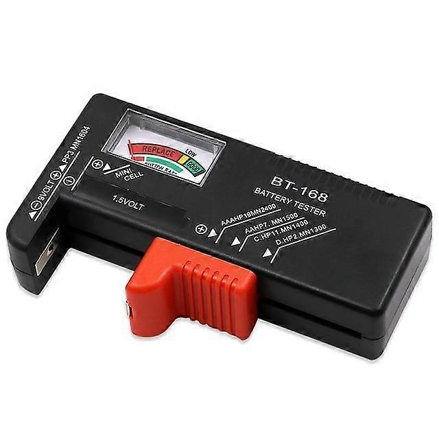 Battery Tester, Universal for AA AAA C D 9V 1.5V Button Cell, Colour Coded Volt Indicate Checker