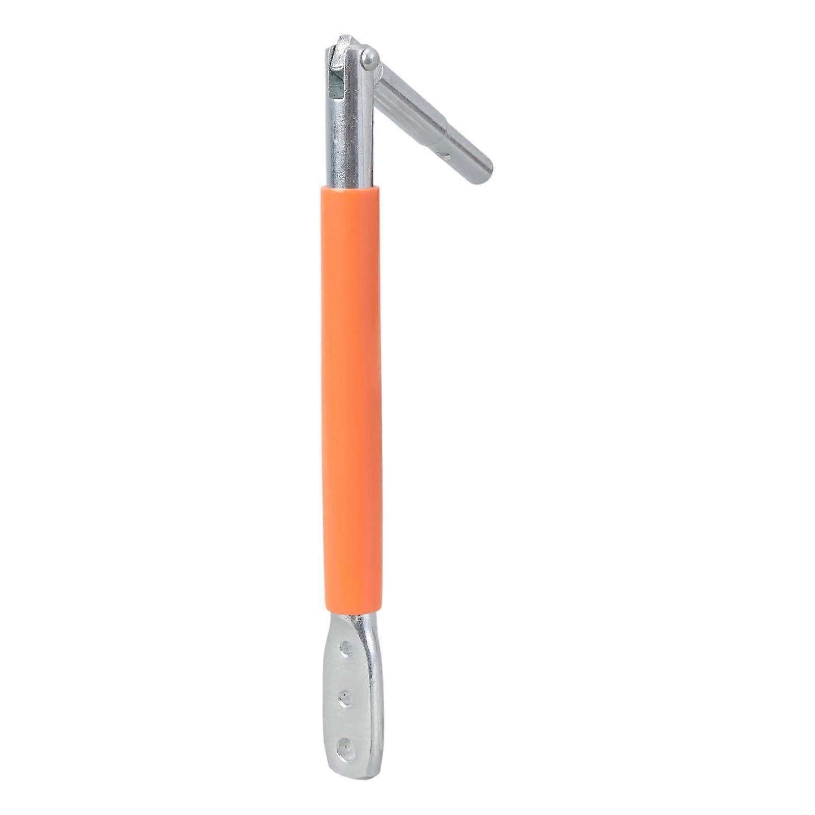 Steel Fence Wire Bender Hand Tool, 3-Hole Wire Bending Tool for T-Post Clips, Farm Installation Aa