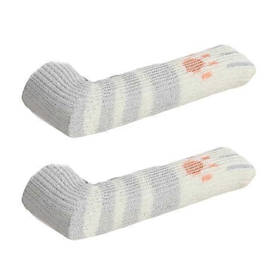 2Pcs Door Handle Anti-Collision Protective Sleeves Cat Claw Design Universal Anti-scratch Simple Installation Door Handle Covers