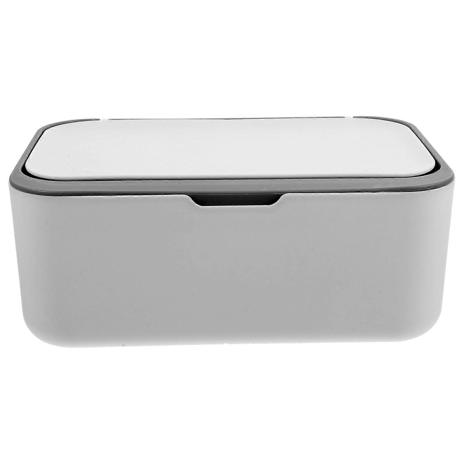Portable Wipes Dispenser Baby Wipe Holder Refillable Wipe Container White 19x13cm 1Pcs
