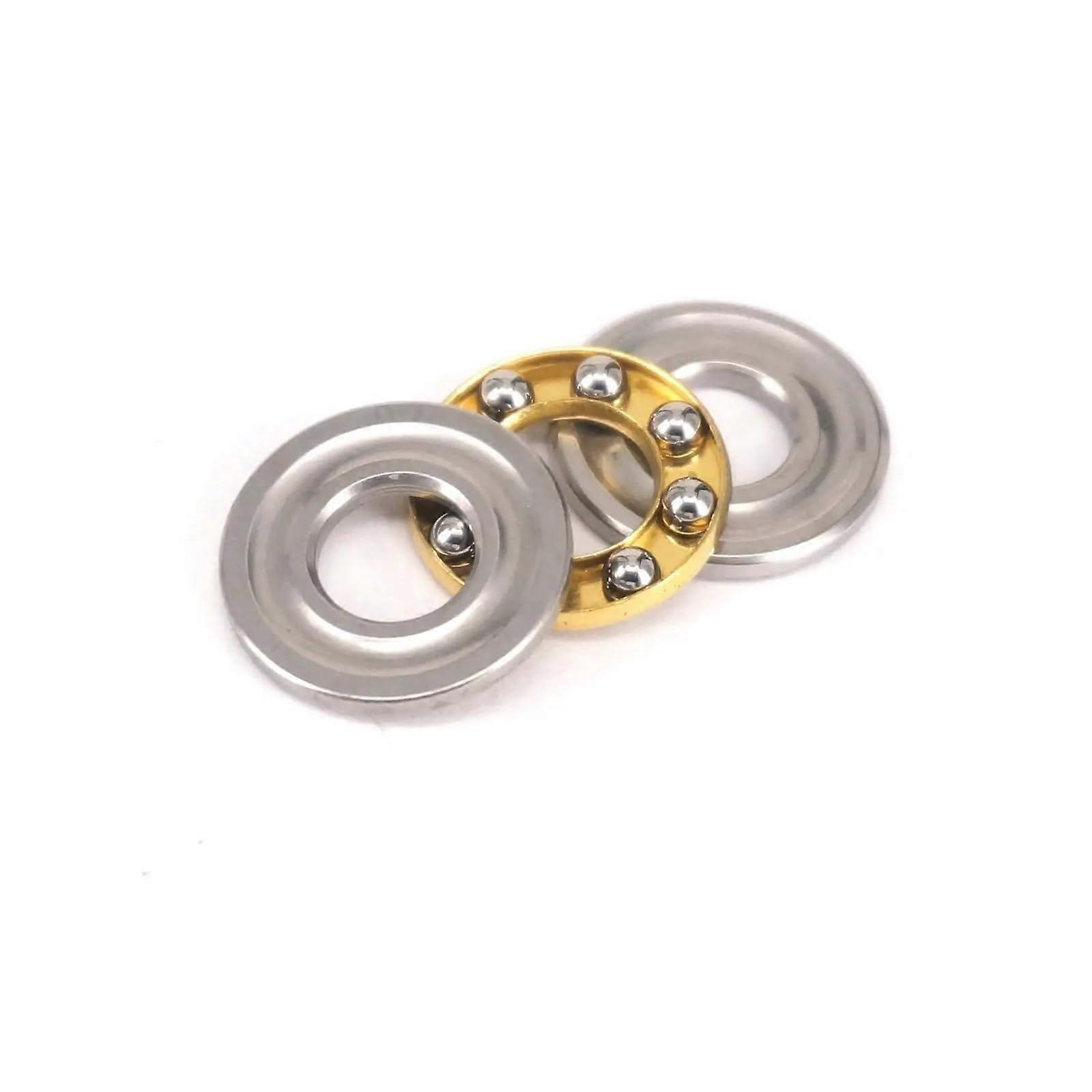 Miniature Axial Ball Thrust Bearings 6x14x5mm, 3-Parts ABEC-1, Flat Washers Included