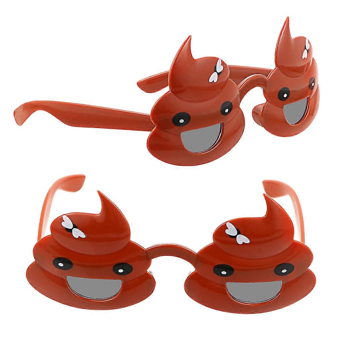 Here's a polished and engaging product description for your **2pcs Poo Shaped Glasses**:
π **2pcs Poo Shaped Glasses β Hilarious Party Props for