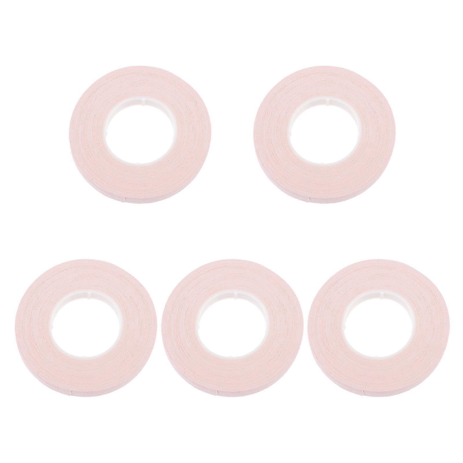 Breathable Guzheng Tapes Adhesive Tape 5Pcs for Performance Aid in Pink Color for Guzheng and Pipa Players