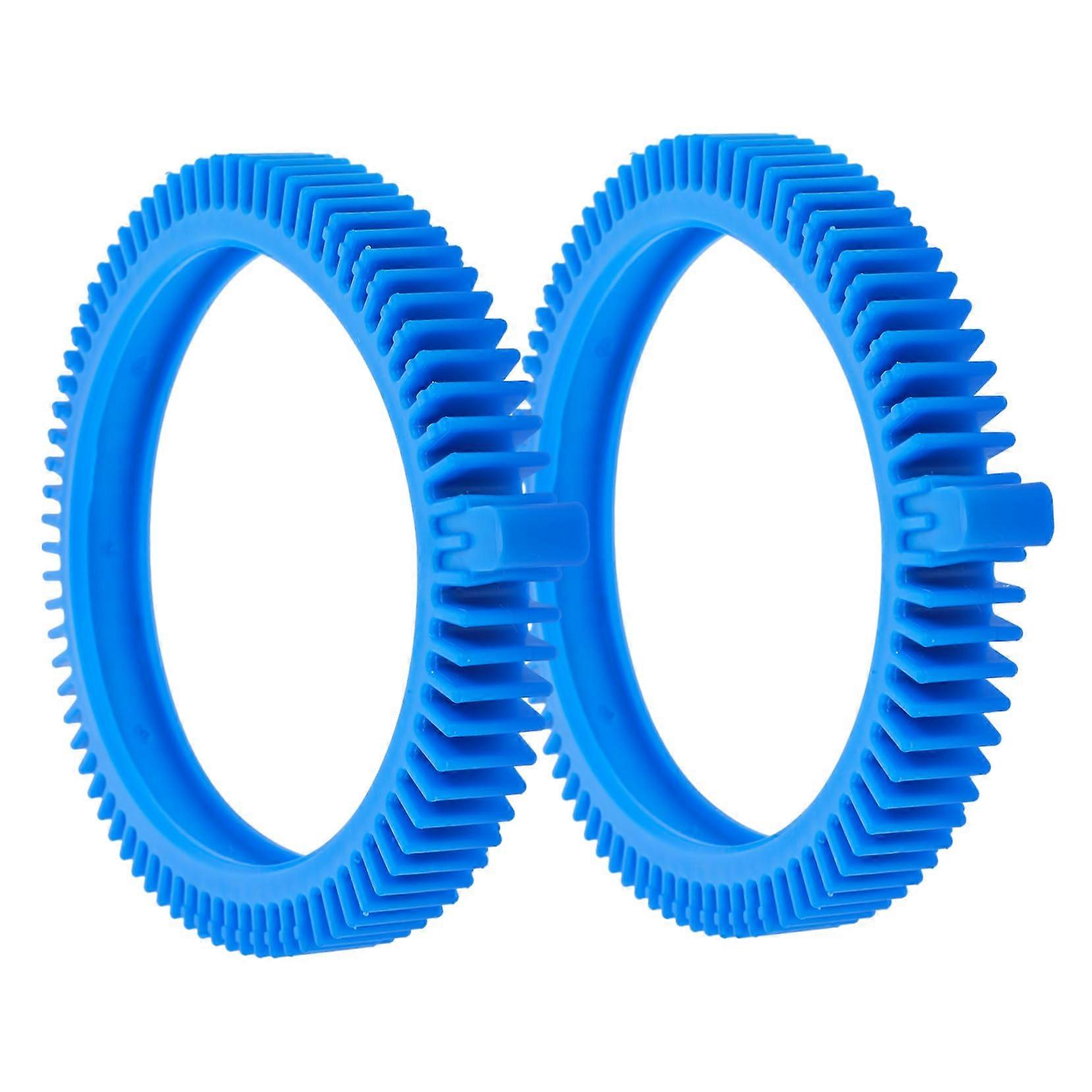 2 pieces of pool tire replacement parts for pool cleaner, replacement accessories for cleaning efficiency, gentle on pool surfaces.