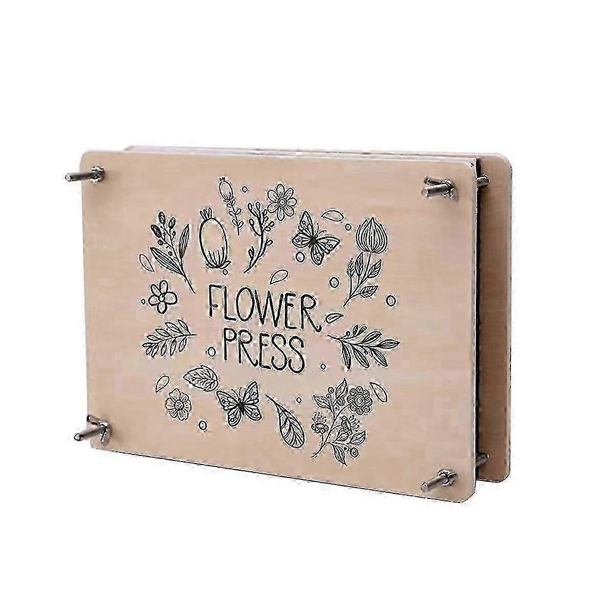 Professional Flower Press Kit, 30X21cm DIY Flower Pressing Kit for Adults to Making Dried Flower