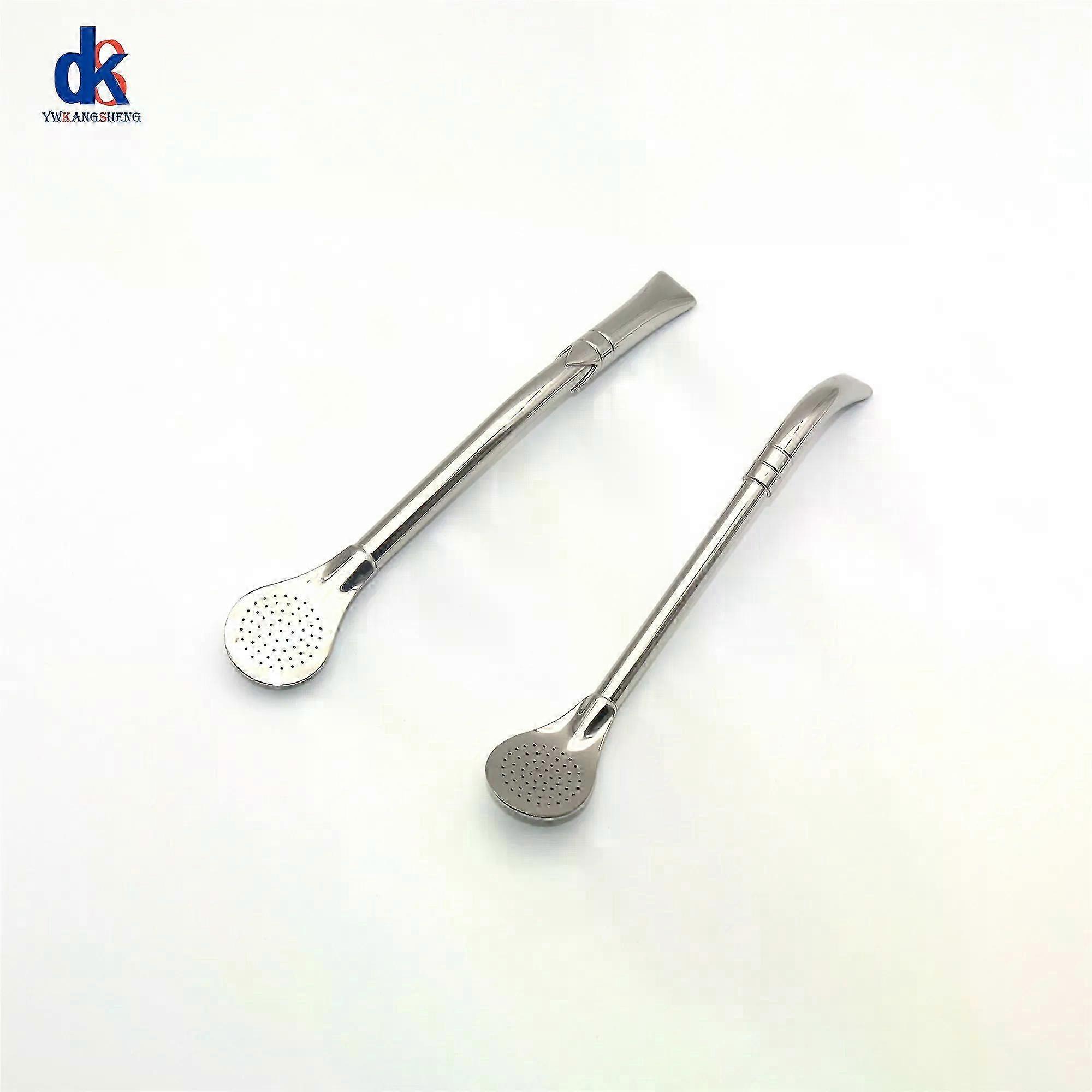 Νέο φίλτρο τσαγιού κουταλιού από ανοξείδωτο χάλυβα 304 Yerba Mate Bombilla επαναχρησιμοποιήσιμα κουτάλια καφέ Κατανάλωση γάλακτος 2025