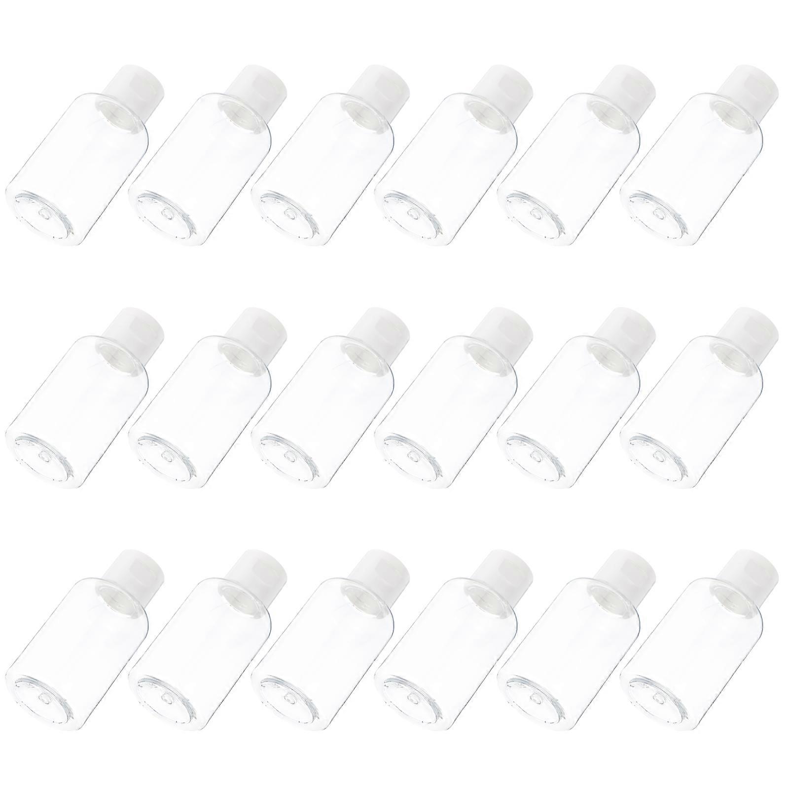 Transparent PET and PP Perfume Bottles with Clamshell Design for Travel 36 Pieces 15ml