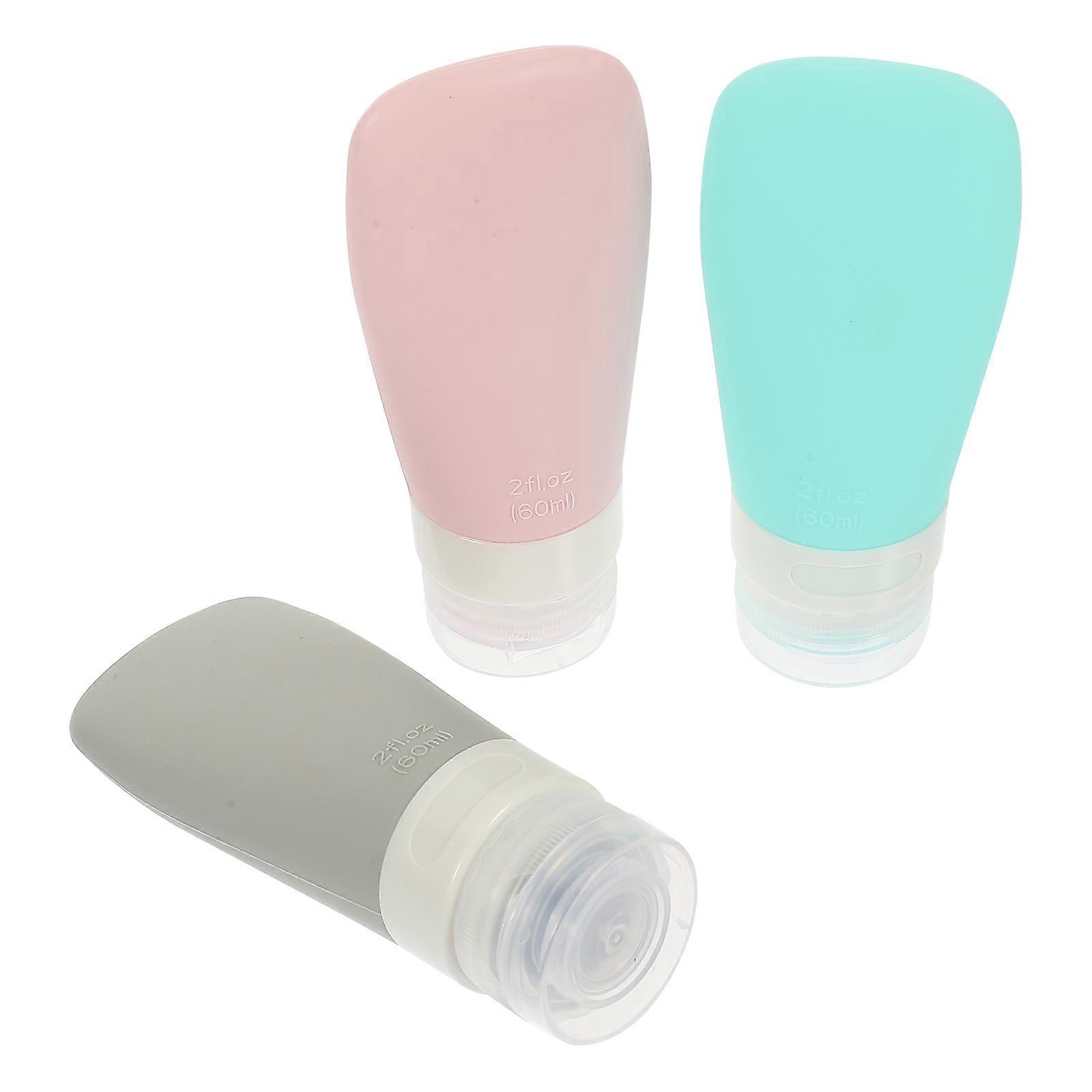 1 Set of Refillable Travel Bottles Small Silicone Bottles Multi function Lotion Bottles Portable Small Bottles
