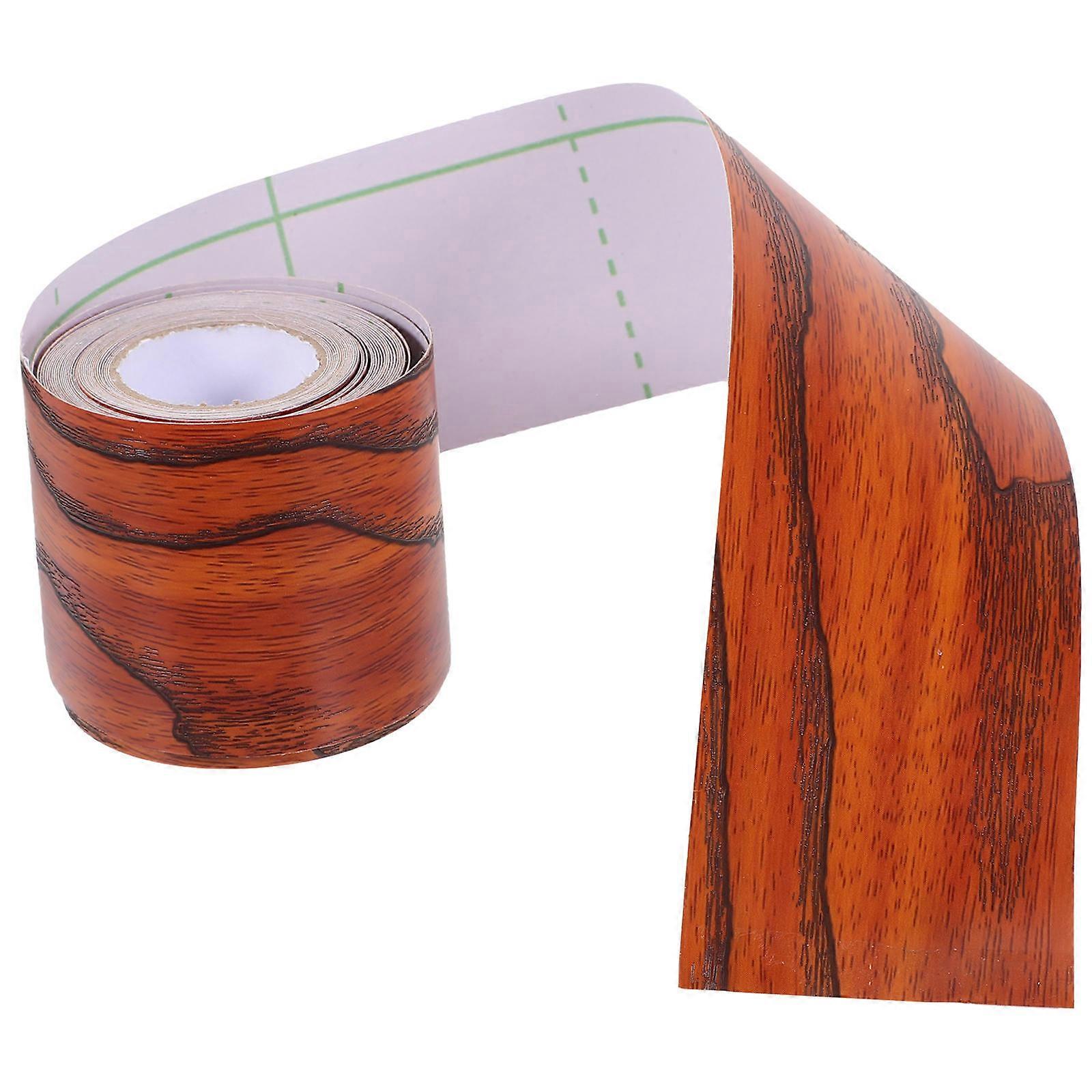 Wood Grain Peel and Stick Wallpaper for Home Decor Crafted from PVC Multi Color Enhance Any Space