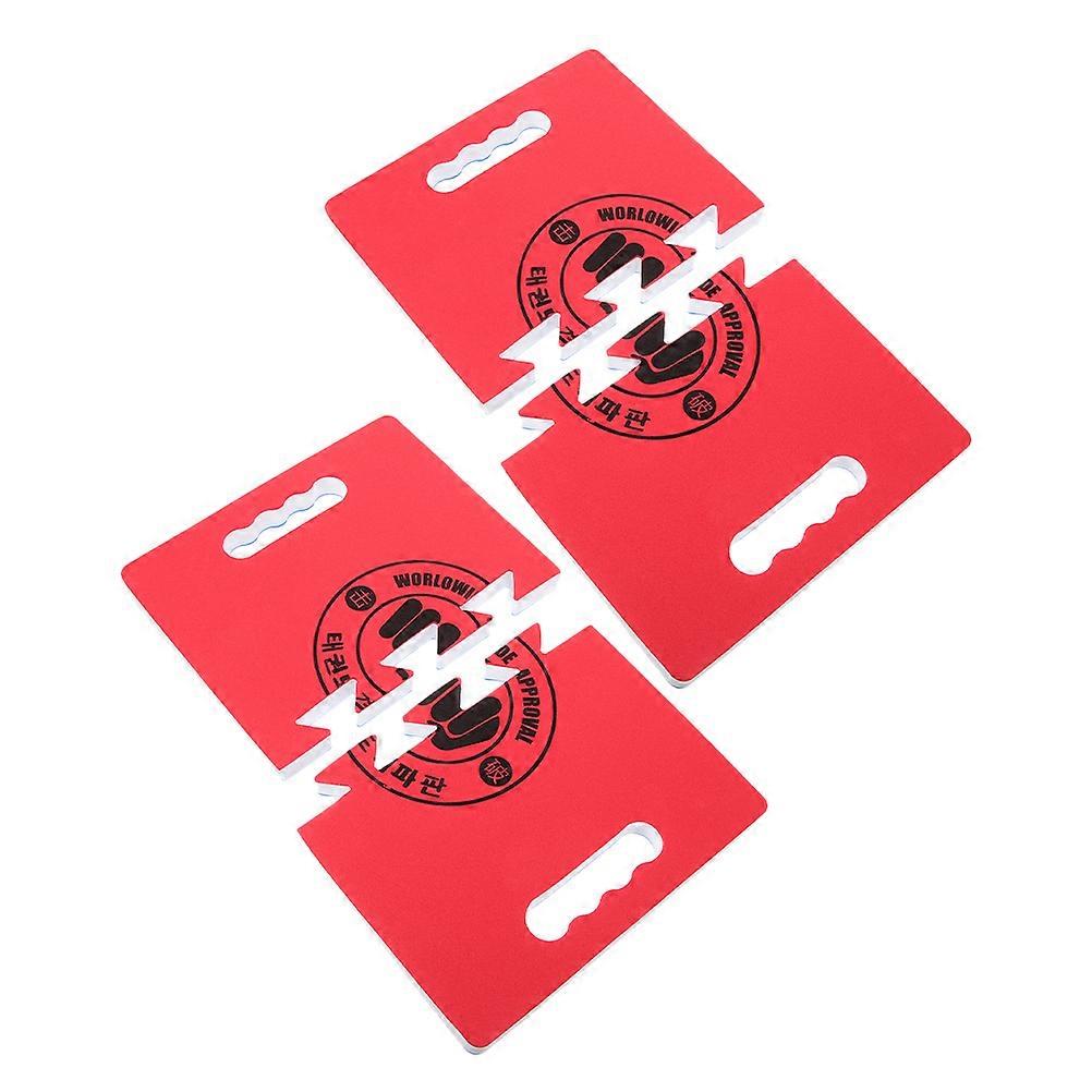 Karate Breaking Board 2Pcs Portable Training Board Rectangle Shape Durable Taekwondo Supply For Advanced Users