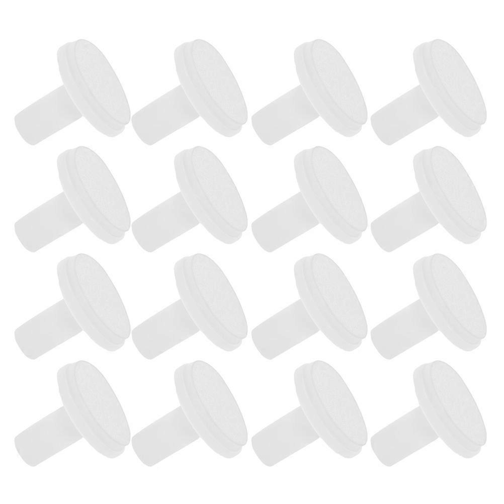 Electric Nail Trimmer Replacement Pads for Adult with Durable Sandpaper and Plastic Material White Color 24pcs