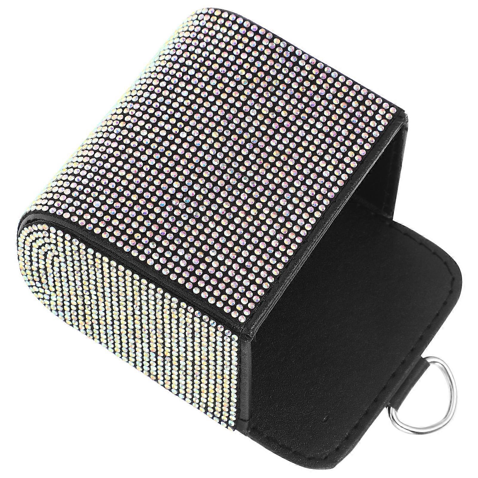 Coin Dispenser Storage Box For Car Use Black Stylish Hanging Case 1Pack